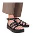 Womens/ladies dubai platform extra wide gladiator sandals black Where´s That From