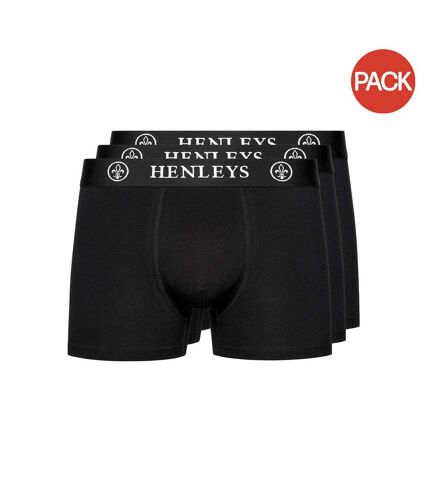 Boxers mcblacken homme noir Henleys Henleys