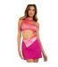 Robe Courte Motif/style Ombré Femme Rose Missy Empire-2