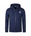Mens Active Small Logo Full Zip Hoodie Navy Aquascutum-1