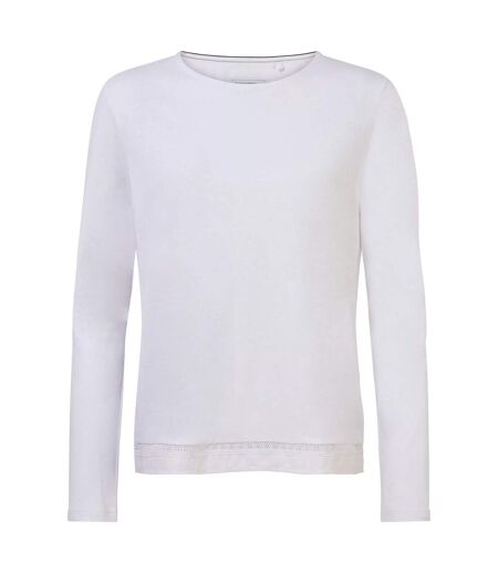 Womens/ladies magnolia nosibotanical long-sleeved t-shirt white Craghoppers