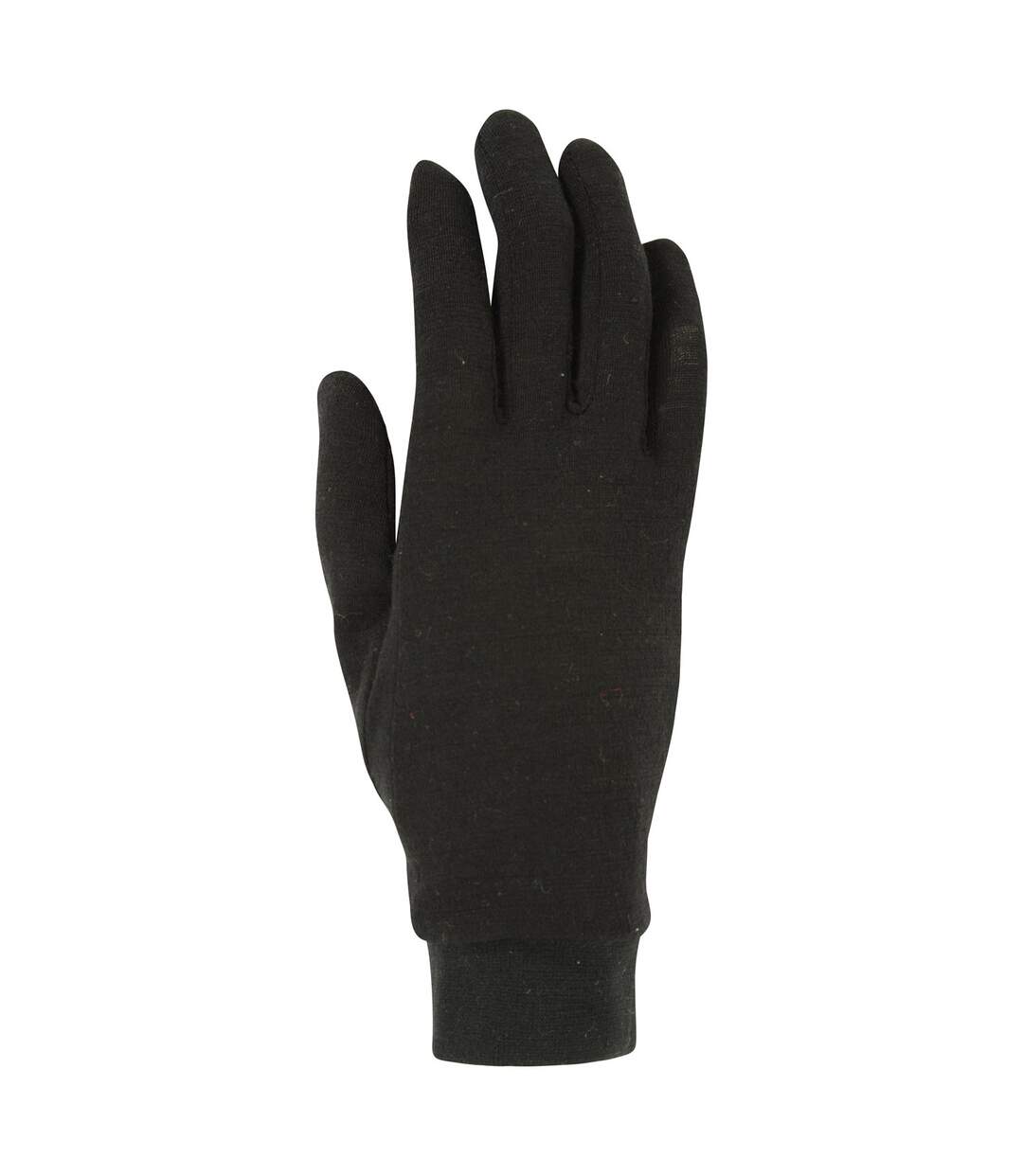 Mens merino wool base layer gloves black Mountain Warehouse-1