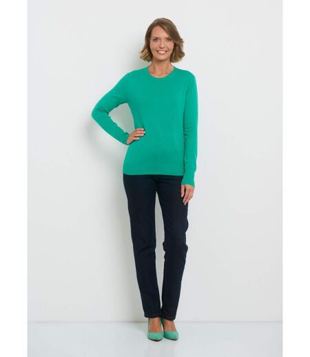 Pull manches longues maille fine jauge