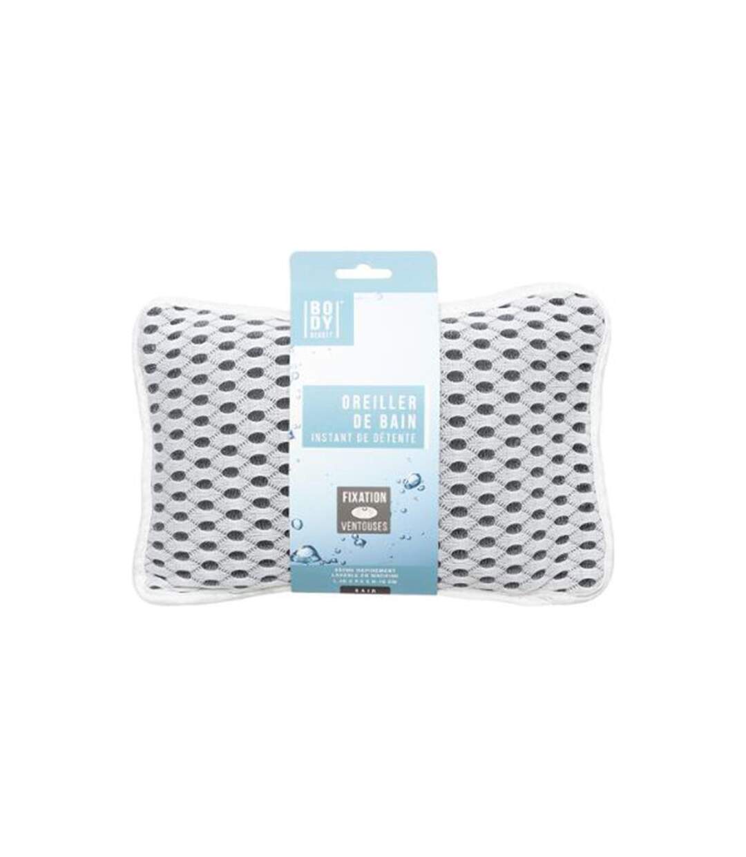 Oreiller de Bain à Ventouse Pillow 26cm Gris-1