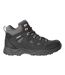 Mens adventurer waterproof hiking boots black Mountain Warehouse