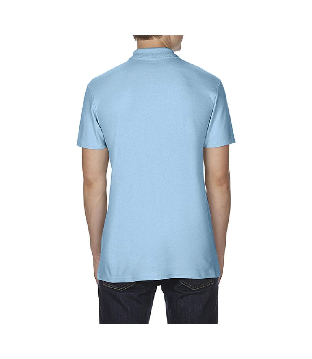 Softstyle polo homme bleu clair Gildan Gildan