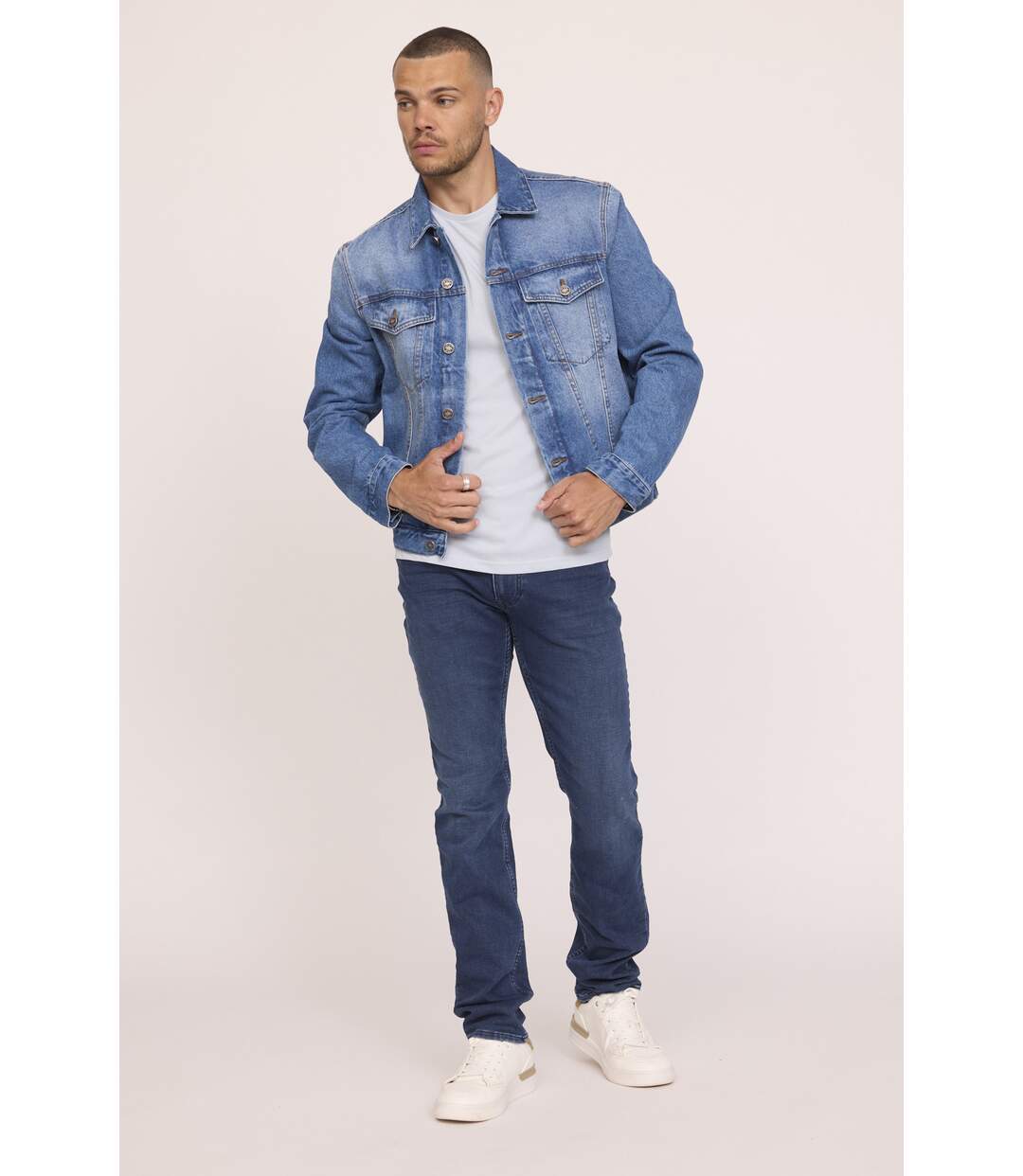 Jean coton straight LC122 L34-1
