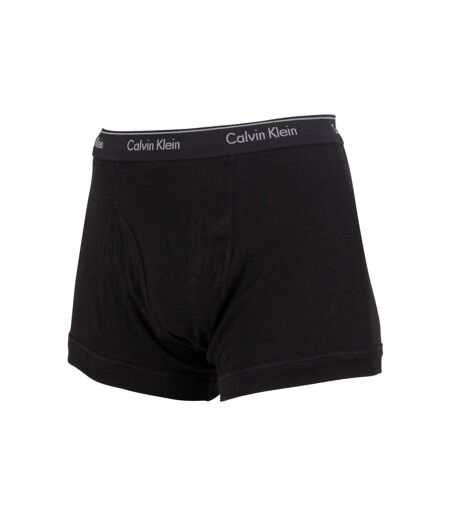 Pack Of 3  Mens Low Rise Boxer Shorts  Black Calvin Klein