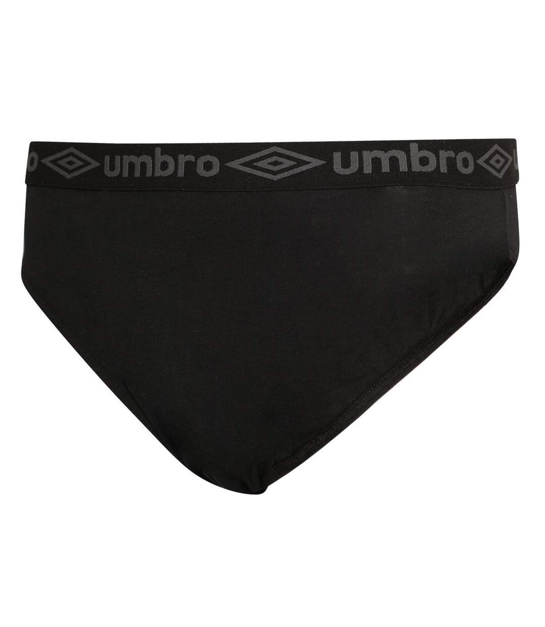 Pack of 3  Mens plain briefs  black Umbro-2