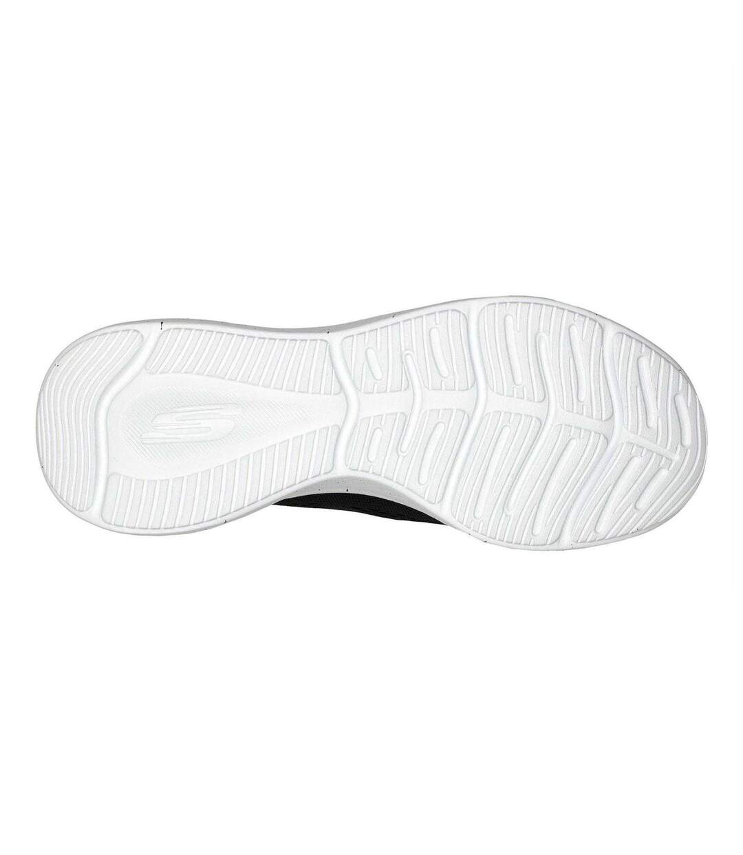 Baskets Motif/style Petites Taches Femme Noir Blanc Skechers-4