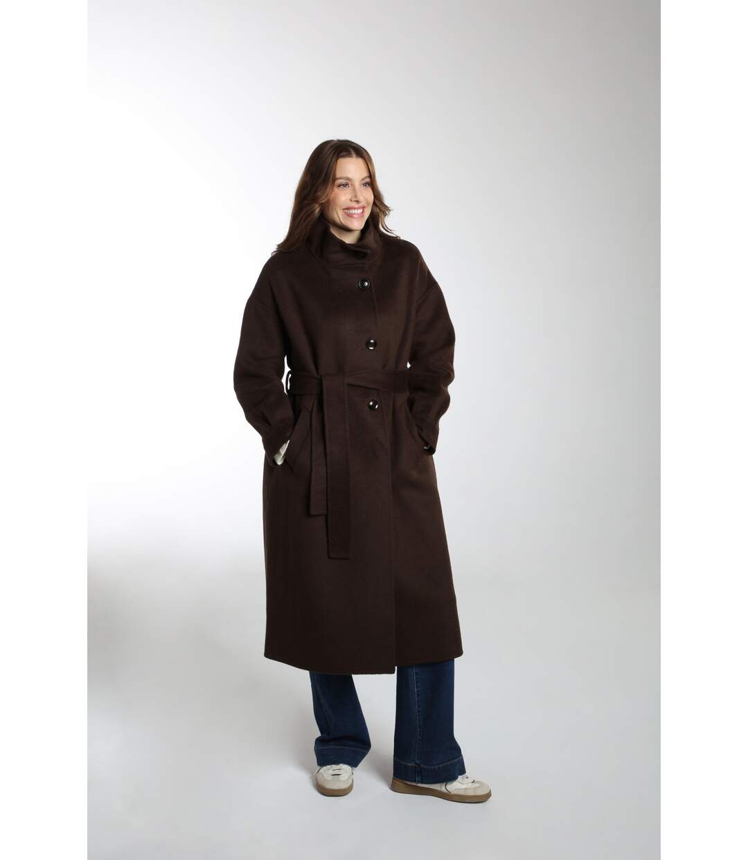 Manteau Dahlia  | Gerard Pasquier Avec Col Montant | Gerard Pasquier-1