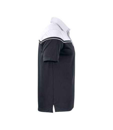 Polo Motif/style Blocs De Couleurs Seabeck Homme Noir Blanc Cutter & Buck