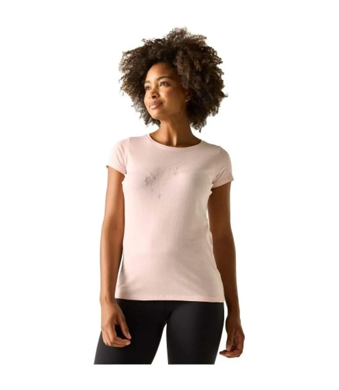 Womens/ladies Breezed Line Art T-shirt Pink Haze Regatta-1