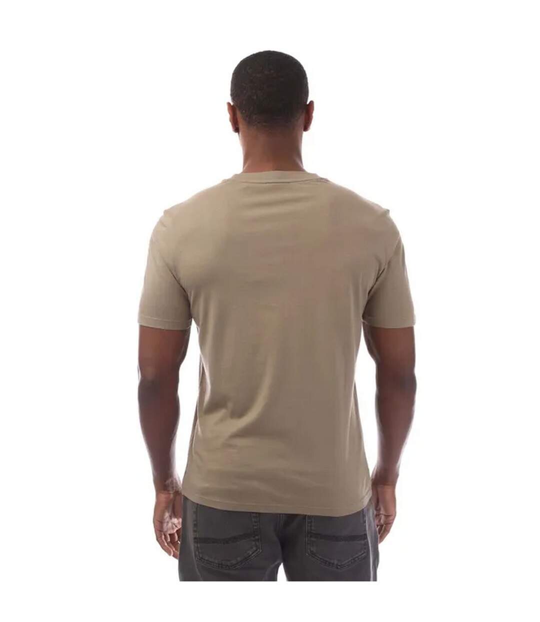 T-shirt Style Logo Dero222 Homme Marron Hugo-3