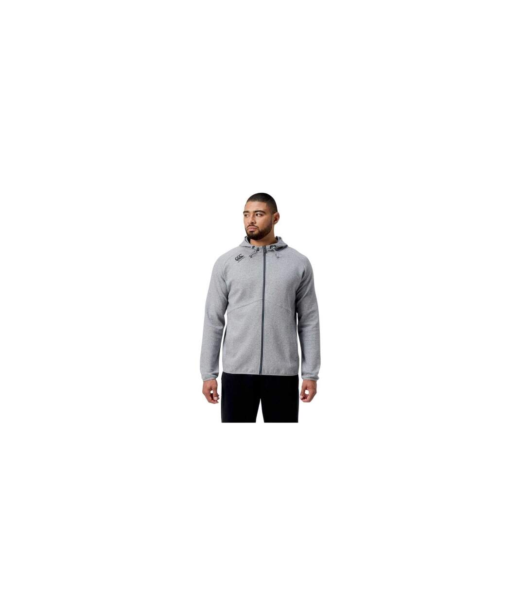 Veste À Capuche Manches Raglan Entraînement Tempo Homme Gris Chiné Canterbury-1