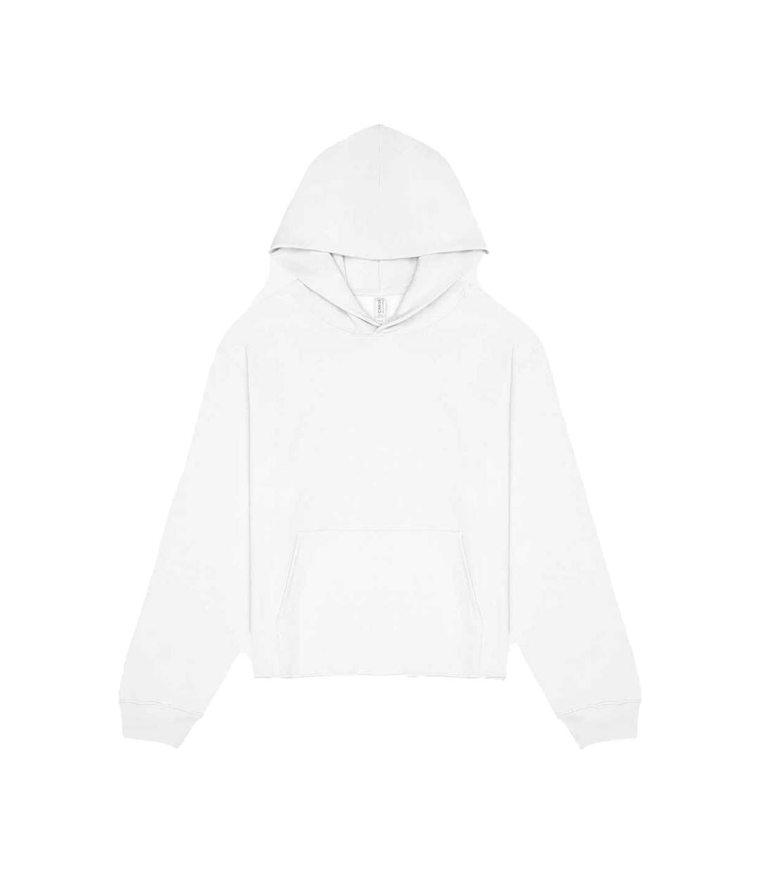 Sweat À Capuche Femme Blanc Bella + Canvas-2