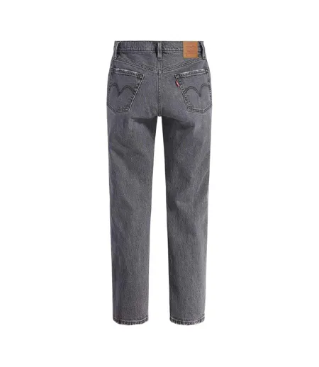 Womens/ladies 501 Original Straight Leg Jeans Grey Levis
