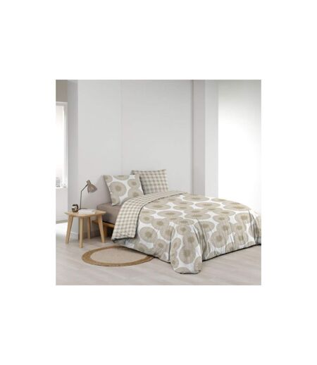 Parure de Lit 3 Pièces Nebulla 240x220cm Beige