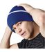 Beechfield Unisex Knitted Winter Beanie Hat (Bright Royal/White) - UTRW251-3