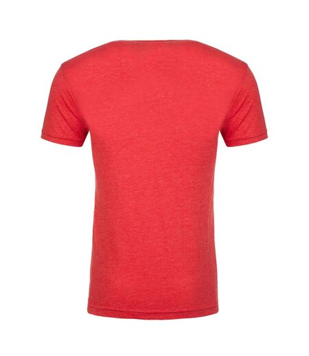 Next Level Mens Tri-Blend Crew Neck T-Shirt (Vintage Red) - UTPC3491