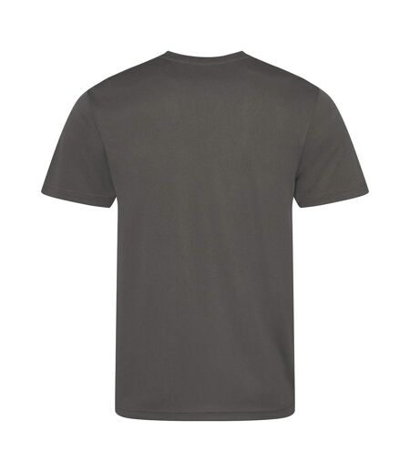 AWDis Just Cool Mens Performance Plain T-Shirt (Charcoal) - UTRW683