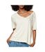 T-shirt ecru femme kaporal sprit-1