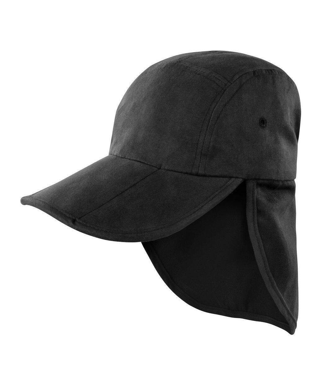 Casquette Légionnaire Pliable Adulte Unisexe Noir Result-1