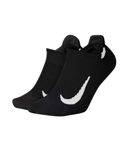 2x Paires de Chaussettes Noires Homme Nike 144 SX7554 - 38/42