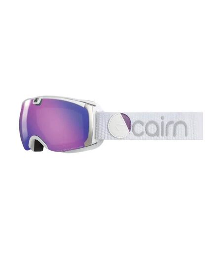 Masque de ski blanc/violet mixte cairn