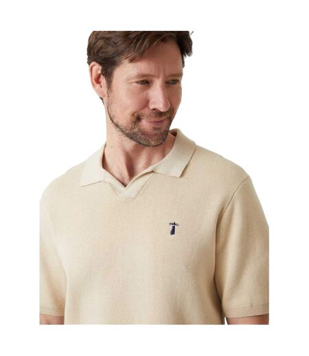 Polo Homme Beige Gris Saltwell