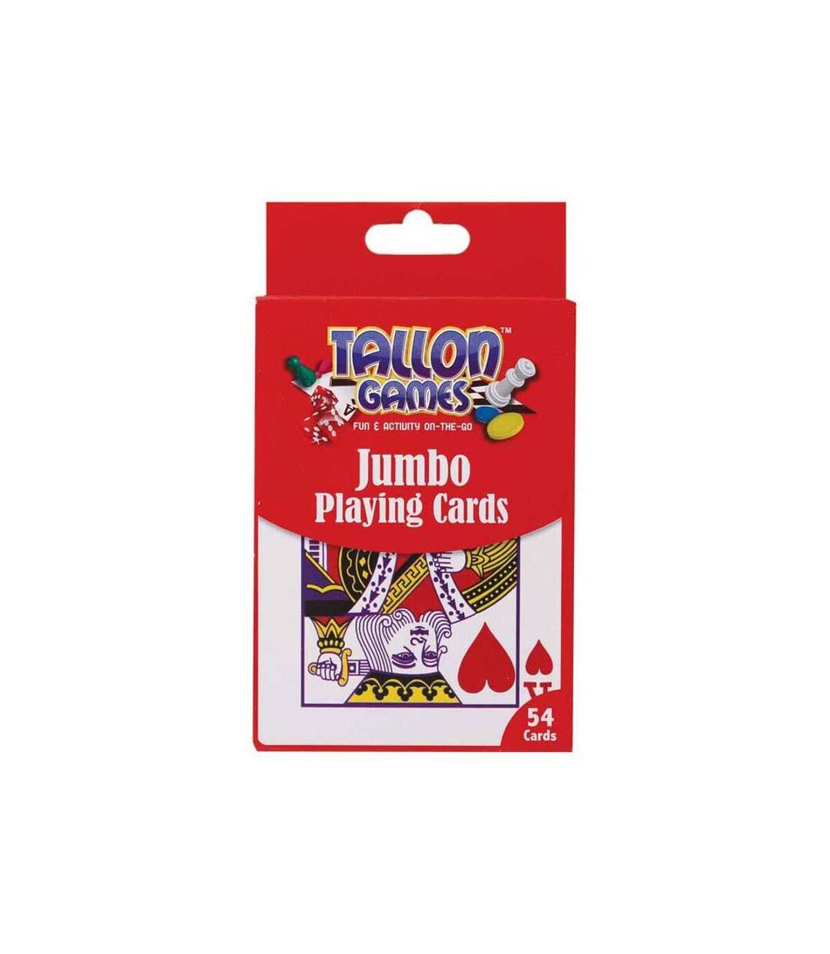 Tallon Jeu de cartes à jouer Jumbo (Blanc) (Taille unique) - UTSG20879