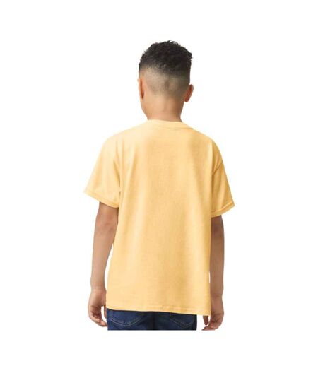 T-shirt enfant jaune pâle Gildan