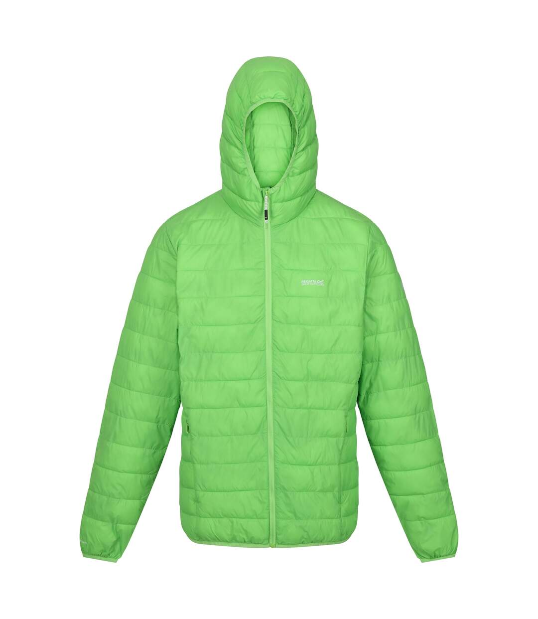 Mens hillpack hooded lightweight jacket jasmine green Regatta-1