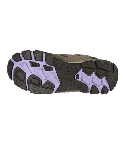 Regatta - Chaussures de randonnée HOLCOMBE - Femme (Marron / Lilas pastel) - UTRG3704