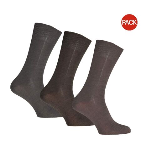 Chaussettes homme marron Simply Essentials