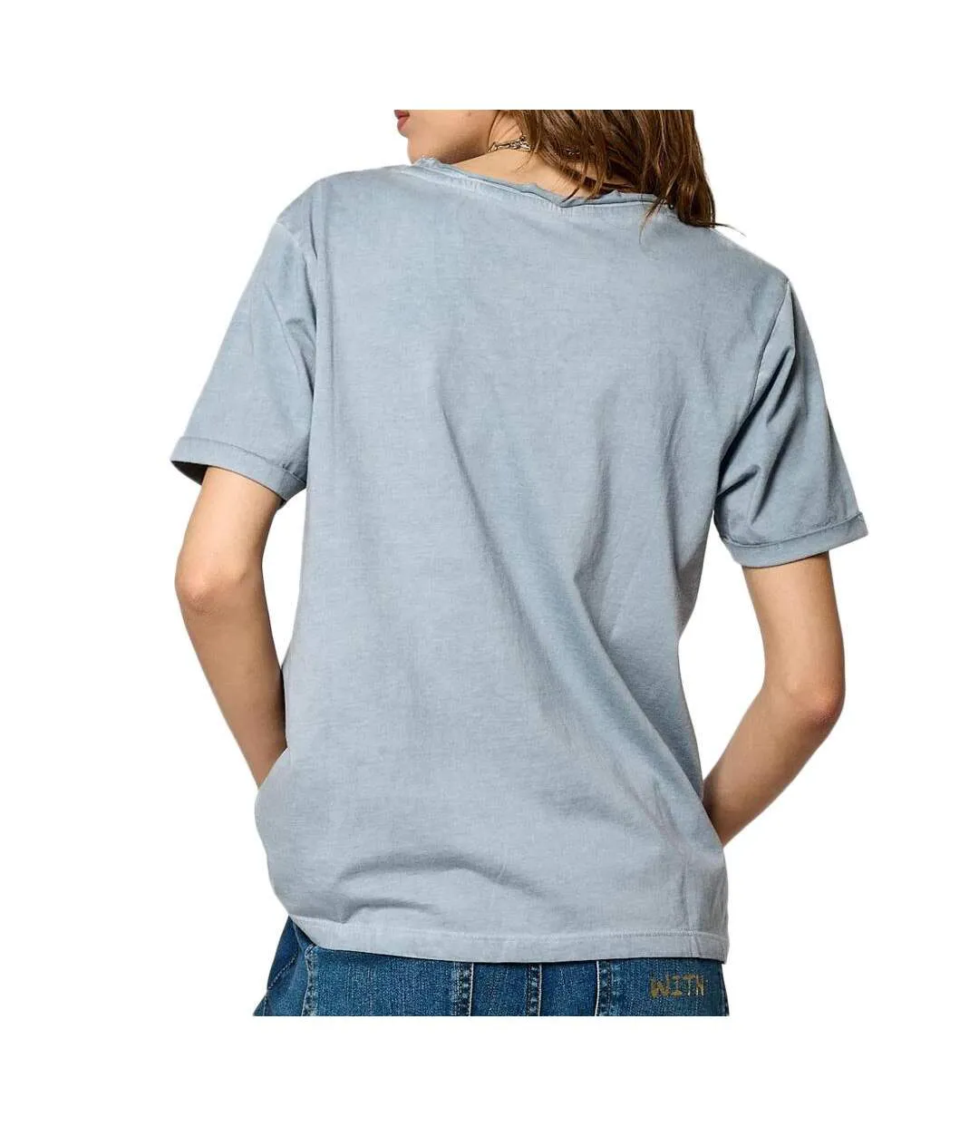 T-shirt bleu femme kaporal solar-2