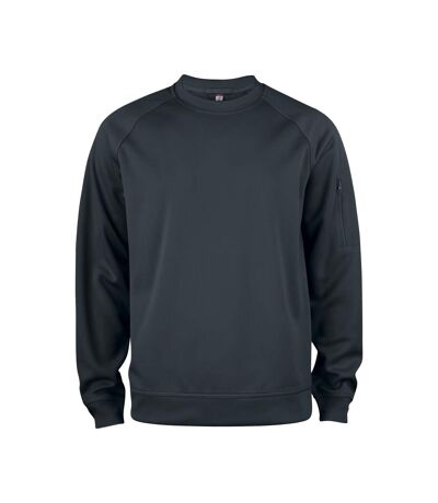 Unisex Adult Basic Active Sweatshirt Black Clique