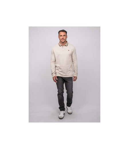 Polo jacquard col rayé manches longues PIRATAXO