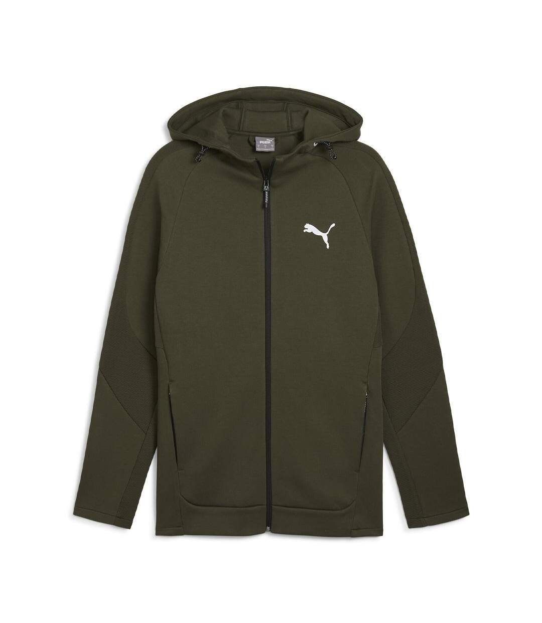 Sweat zippé kaki homme puma evostripe 681700 - l-1