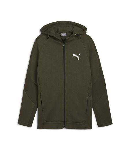 Sweat zippé kaki homme puma evostripe 681700 - l