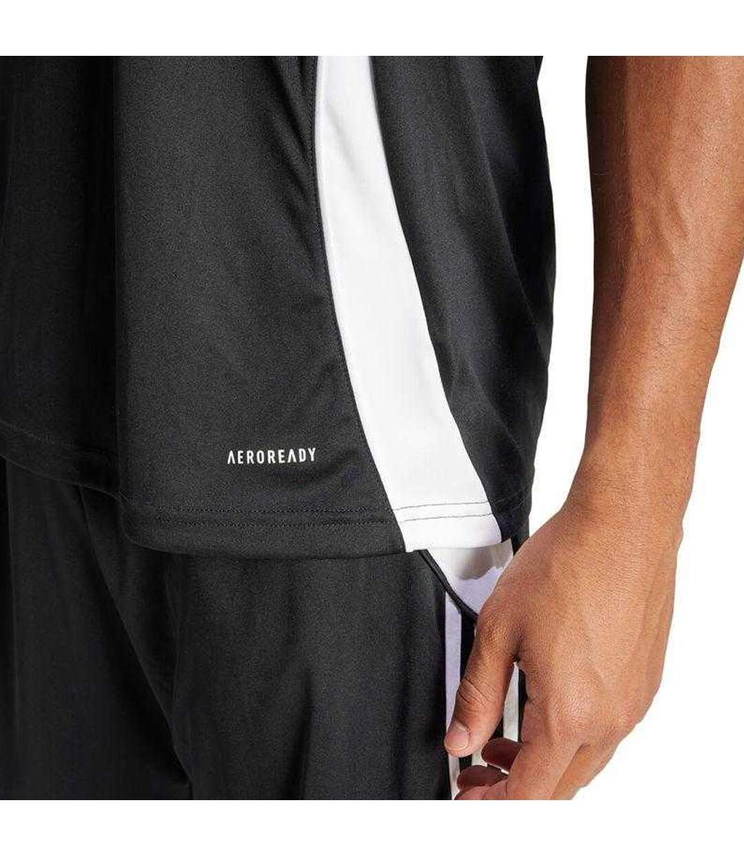 Maillot Tiro Homme Noir Blanc Adidas-4