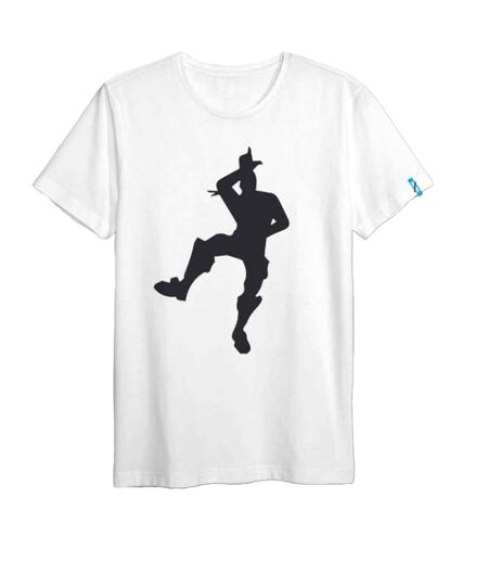 T-shirt Motif/style Danse Fresh Homme Blanc Fortnite