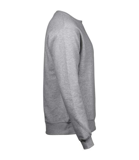 Mens Heavyweight Sweatshirt Heather Grey Tee Jays