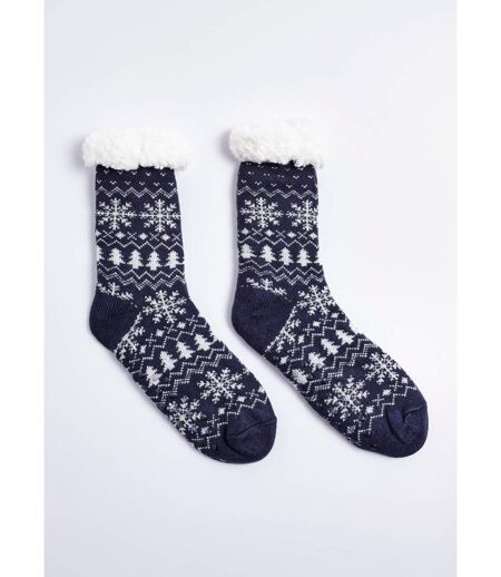 Paire de chaussettes chaudes en sherpa