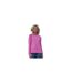 Haut Polaire Manches Longues Motif/style Pénombre Femme Framboise Lazy Jacks-1