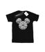 Disney Womens/Ladies Mickey Mouse Head Of Eyes Cotton Boyfriend T-Shirt (Noir) - UTBI37614-1