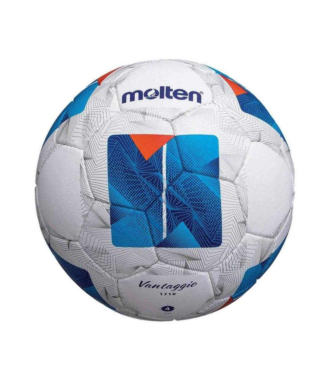 Ballon De Foot F4n1710 Taille 4 Blanc Bleu Molten-2