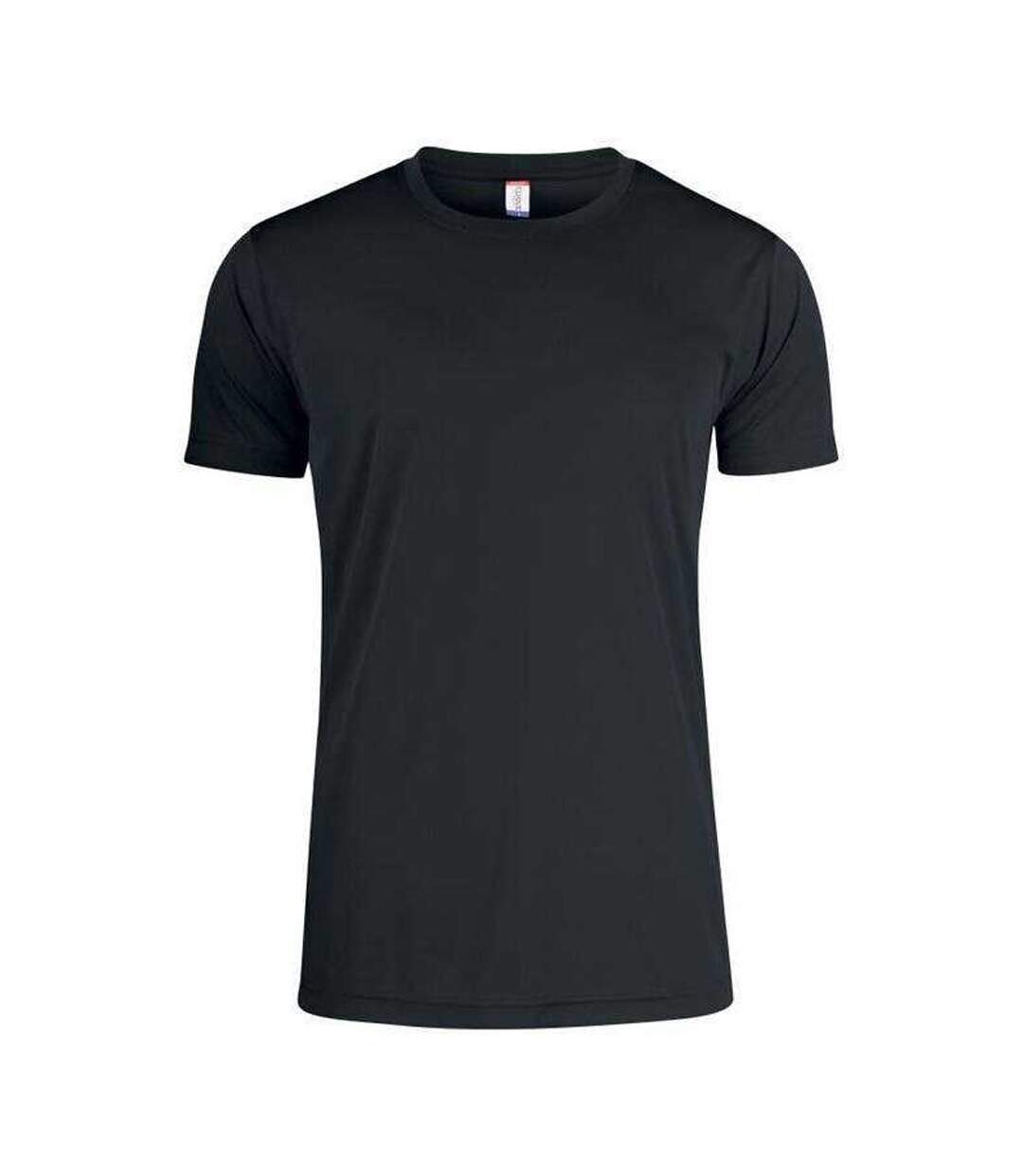 Mens Basic Active T-shirt Black Clique-1