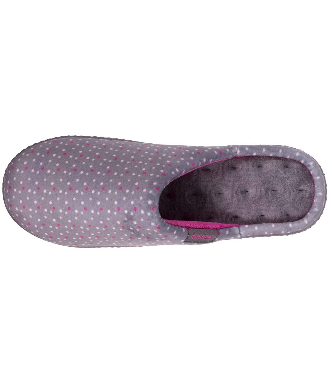 Isotoner Chaussons Mules femme ultra confortables, semelle à mémoire de forme et soutient de la voûte plantaire-2
