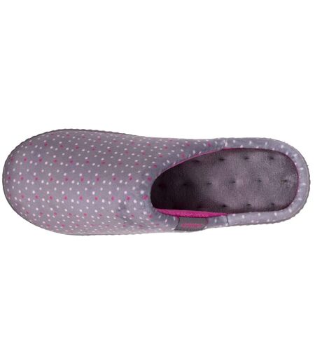 Isotoner Chaussons Mules femme ultra confortables, semelle à mémoire de forme et soutient de la voûte plantaire